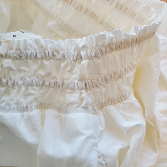 Anthropologie The Somerset Collection Maxi Skirt - White Size Medium NWT - Picture 11 of 15